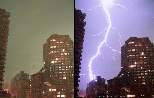 These two photos were taken 4 seconds apart in New York city in 2002